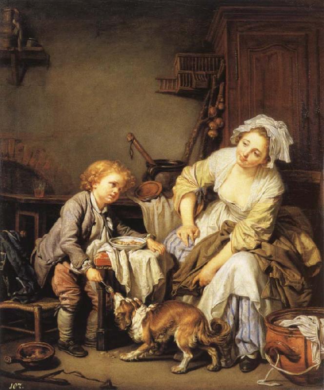 Jean Baptiste Greuze The Verwohnte child